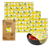 SmartPursue™ Eco-Friendly Reusable Food Wraps beeswax food wraps