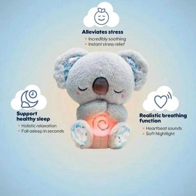 SmartPursue™ Anxiety Relief sleeping Koala Breathing Plush Toy Plush Toys