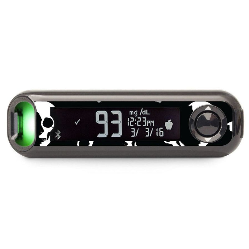 Peelz Shadow Skulls Bayer Contour© Next One Glucometer Peelz/Stickers