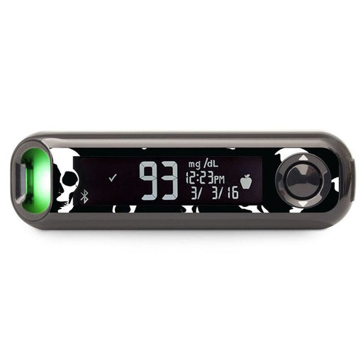 Peelz Shadow Skulls Bayer Contour© Next One Glucometer Peelz/Stickers