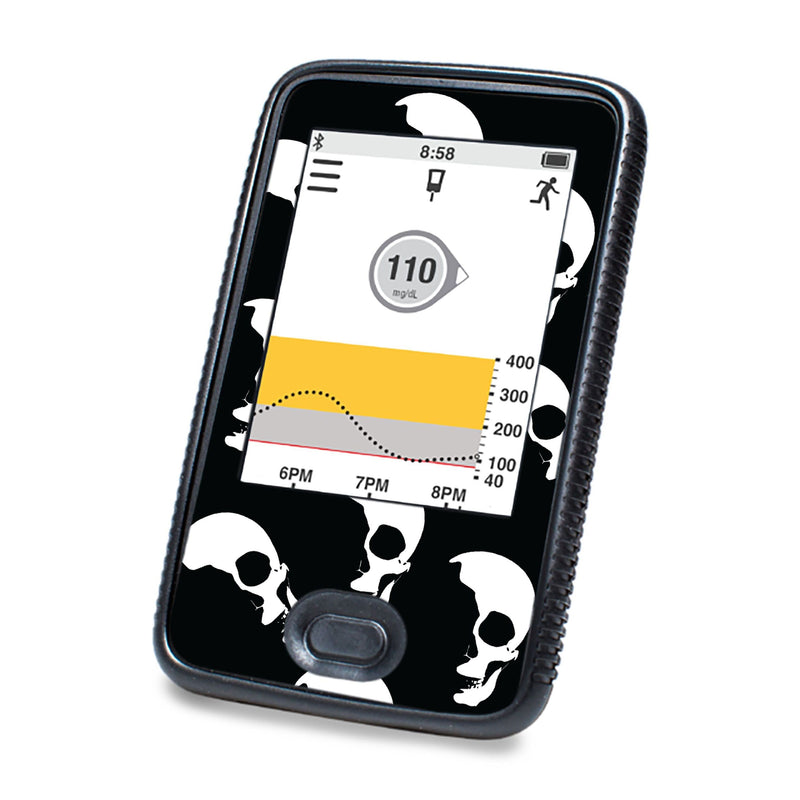 Peelz Shadow Skulls DEXCOM G6 Touchscreen Receiver Peelz/Stickers