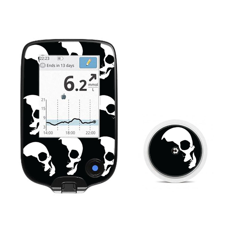 Peelz Shadow Skulls Freestyle Libre 2 Peelz/Stickers