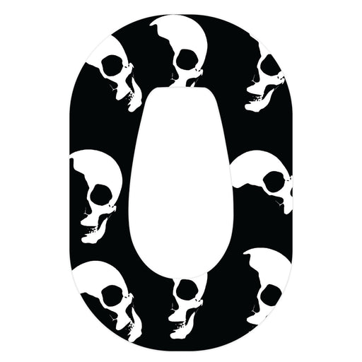 Peelz Shadow Skulls Dexcom G6 Patch Tape - Pump Peelz Patch Medical Tape