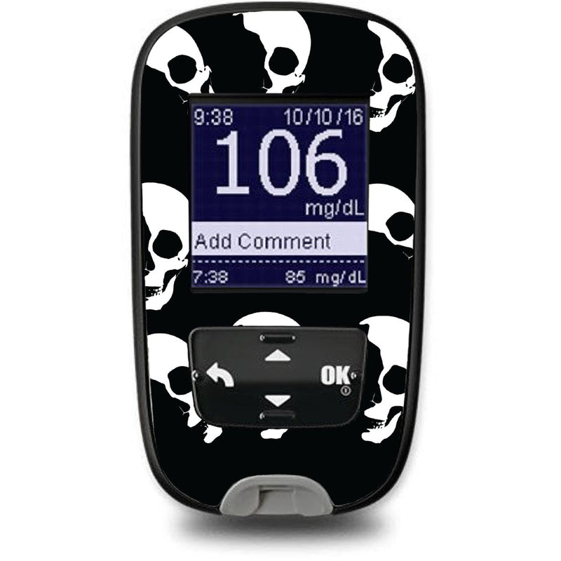 Peelz Shadow Skulls Sticker for the Accu-Chek Guide Glucometer Peelz/Stickers