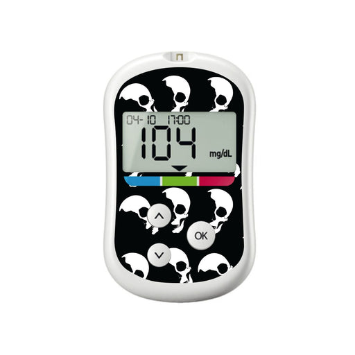 Peelz Shadow Skulls for OneTouch Verio Flex Glucometer Peelz/Stickers