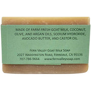 Fern Valley Soap Handmade Goat Milk Shampoo Bar |  Argan Oil & Avocado Butter | Fragrance-Free Goat Milk Soap