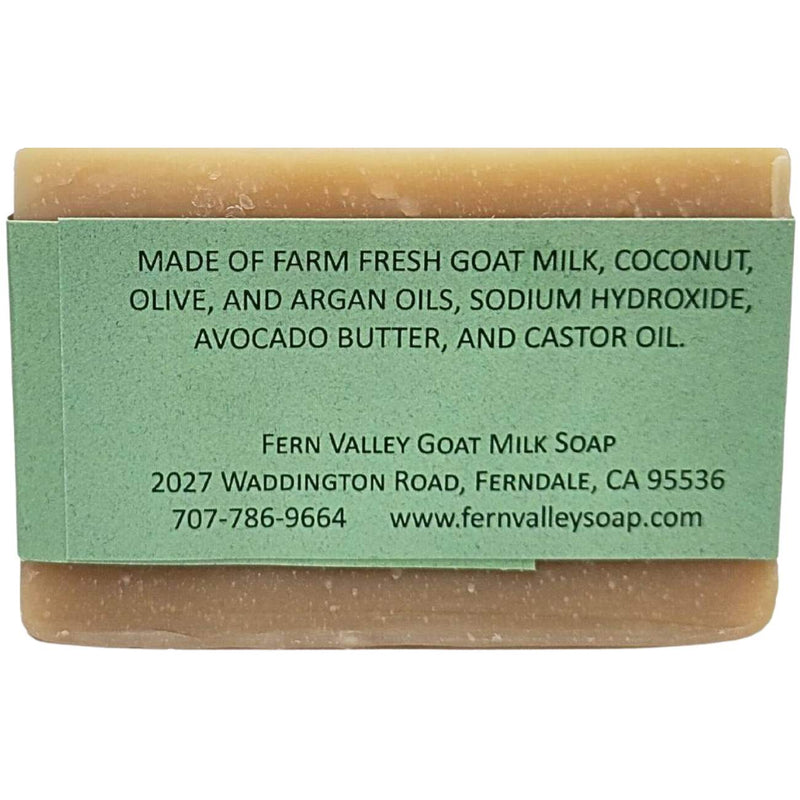Fern Valley Soap Handmade Goat Milk Shampoo Bar |  Argan Oil & Avocado Butter | Fragrance-Free Goat Milk Soap