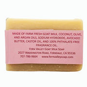 Fern Valley Soap Handmade Goat Milk Shampoo Bar |  Argan Oil & Avocado Butter | Flirty Floral Scent Goat Milk Soap