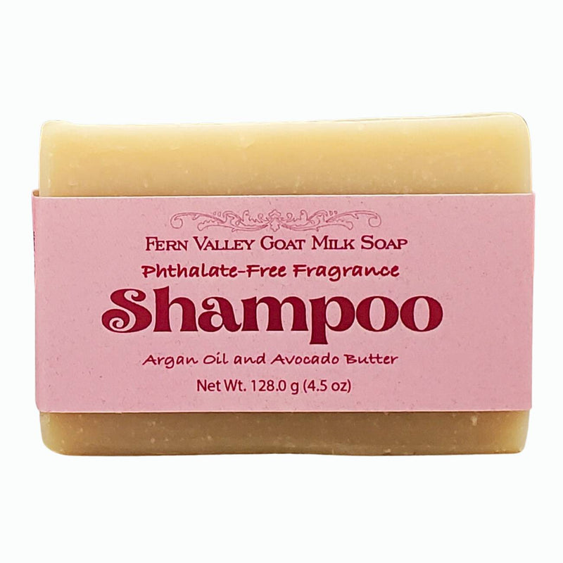Fern Valley Soap Handmade Goat Milk Shampoo Bar |  Argan Oil & Avocado Butter | Flirty Floral Scent Goat Milk Soap