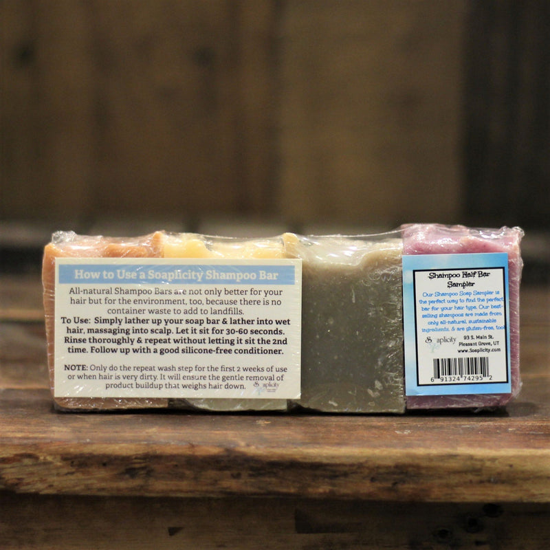 Soaplicity Shampoo Bar Sampler Set Shampoo Bar