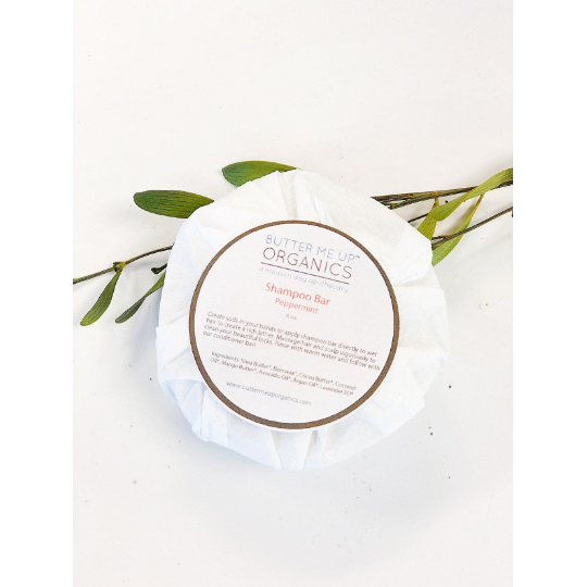 Butter Me Up Organics Organic Shampoo Bar / SLS FREE / Natural Shampoo / Clean Beauty / Organic Skincare / Zero Waste Shampoo Bar Bath