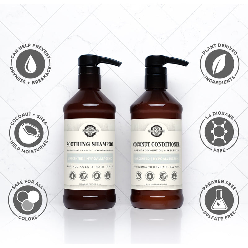 Rustic Strength Coconut Conditioner | Mama + Baby Safe Conditioner
