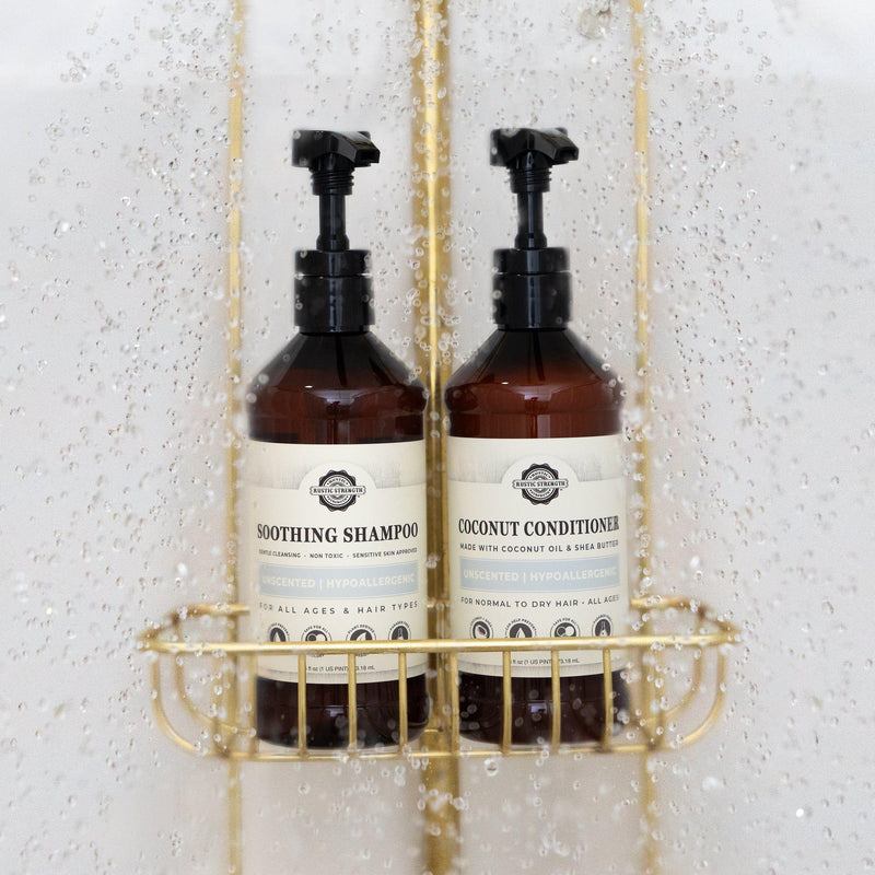 Rustic Strength Soothing Shampoo | Mama + Baby Safe Shampoo