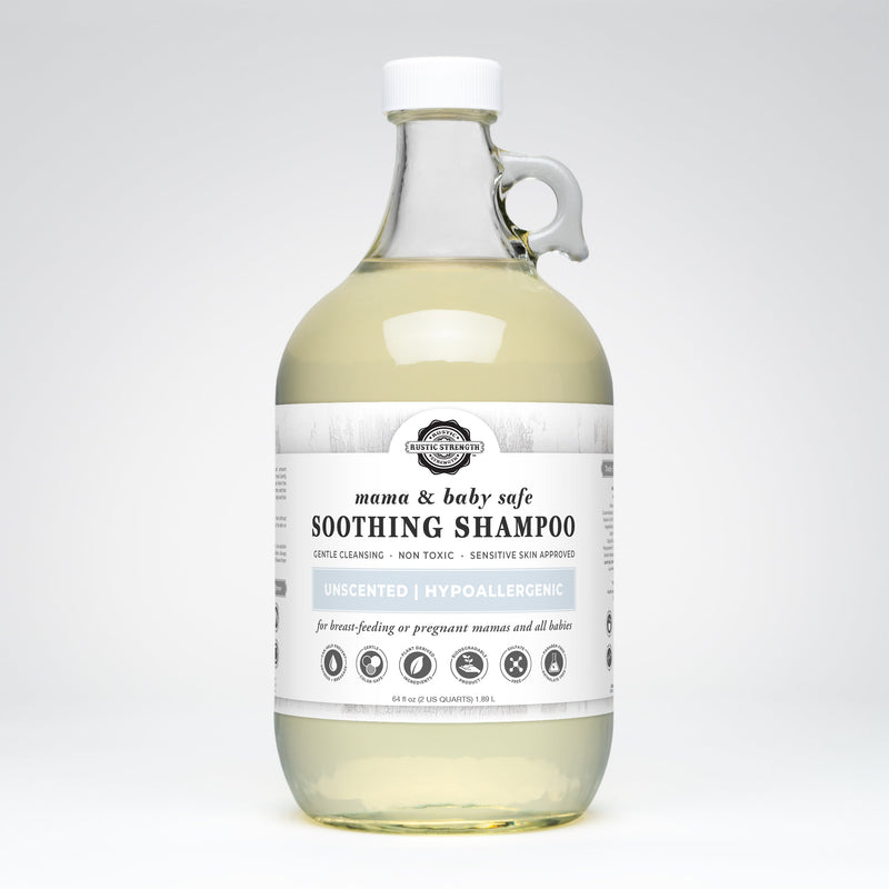 Rustic Strength Soothing Shampoo | Mama + Baby Safe Shampoo