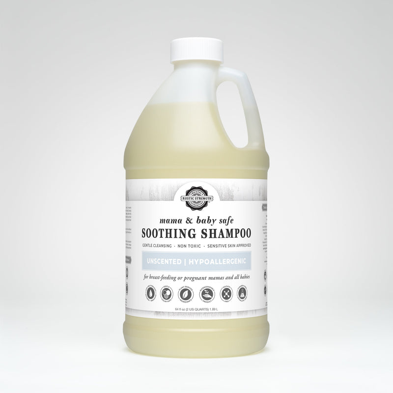 Rustic Strength Soothing Shampoo | Mama + Baby Safe Shampoo