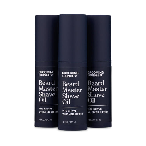 Grooming Lounge Beard Master Shave Oil 3 Pack (Save $10)