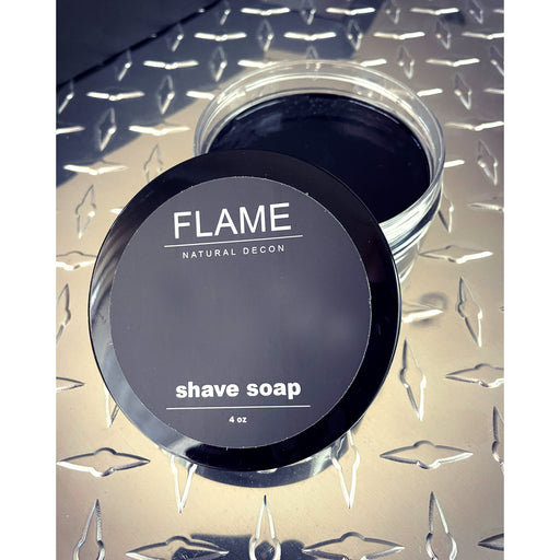 FLAME Natural Decon Shave Soap