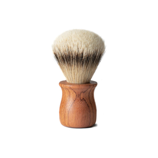 Soap Cauldron Shave Brush Brazilian Cherry Handcrafted- Pure Badger Bristle Accessory
