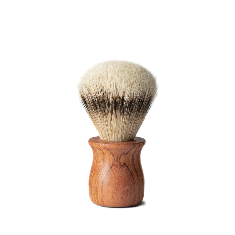 Soap Cauldron Shave Brush Brazilian Cherry Handcrafted- Pure Badger Bristle Accessory
