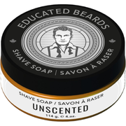 Educated Beards Educated Beards Unscented Shave Soap 4 oz Shave Soap