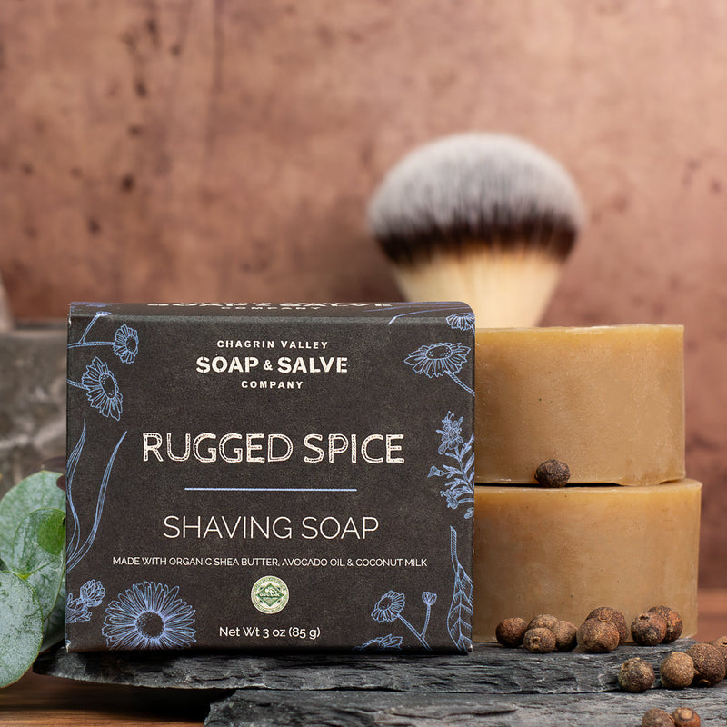 Chagrin Valley Soap & Salve Shaving Soap: Rugged Spice Shaving Soap