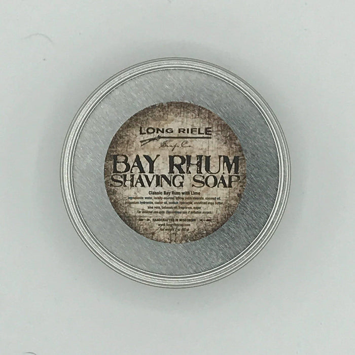 Long Rifle Soap Co. - Bay Rhum Shaving Puck