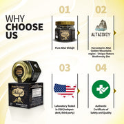 SiberianGreen.com Golden Mountains Shilajit Resin 100g: Pure Altai Mountains Shilajit by Siberian Green Body Wash