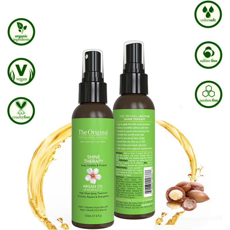 DermOrganic Official Shop Shine Therapy Dry Shine Spray Treatments