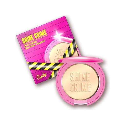 Rude Cosmetics Shine Crime Blotting Powder Display Set, 24pcs Wholesale Set