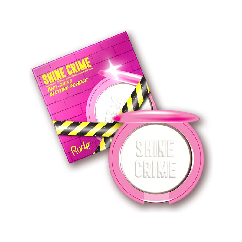 Rude Cosmetics Shine Crime Blotting Powder Display Set, 24pcs Wholesale Set