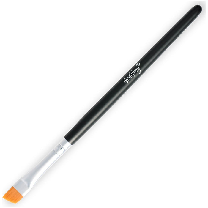 Godefroybeauty - Angled Eyeliner Brush, Ultra Fine Tipped, Precise Bristles, Slanted Angled Eyebrow Brush