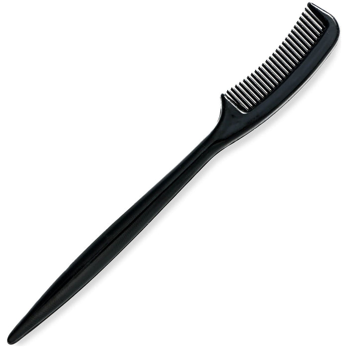 Godefroybeauty - Black Plastic Disposable Eyebrow Comb - 25 Pieces