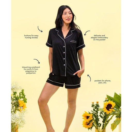 Sunflower Motherhood Short Mama Pajamas Clothing