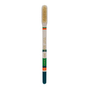 KOH-I-NOOR Beauty USA Sicily Soft Natural Bristles Toothbrush by Lavorati a Mano Toothbrush Dark Gray Green,Brown,Blue,Navy
