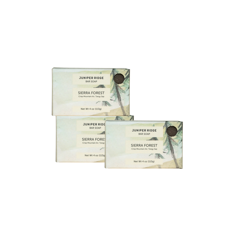 Juniper Ridge Sierra Forest Bar Soap 3-Pack Bar Soap