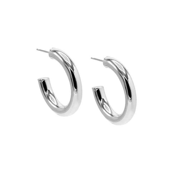 Chunky Hollow Hoop Earring