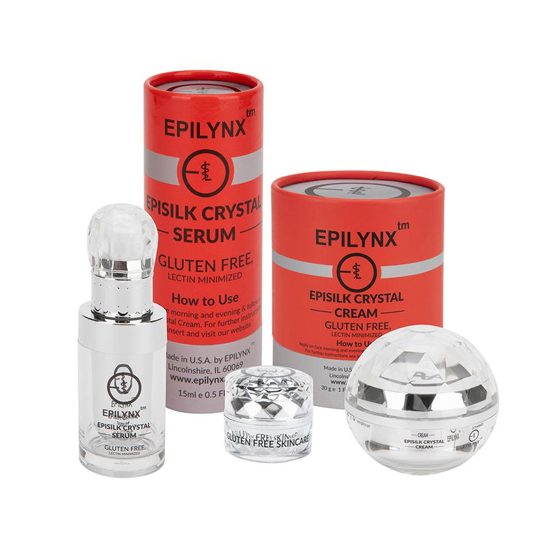 EpiLynx Wrinkle Smoothing Hydration Set for Sensitive Skin – Vegan, Gluten-Free 3-Piece Brightening & Firming Collection Face Creams