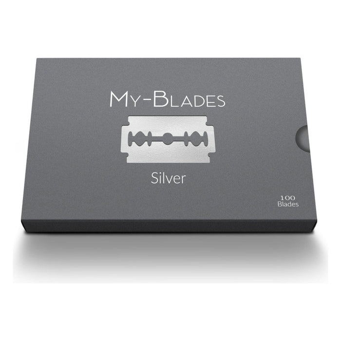 My-Blades Silver Double Edge Razor Blades 100 ct