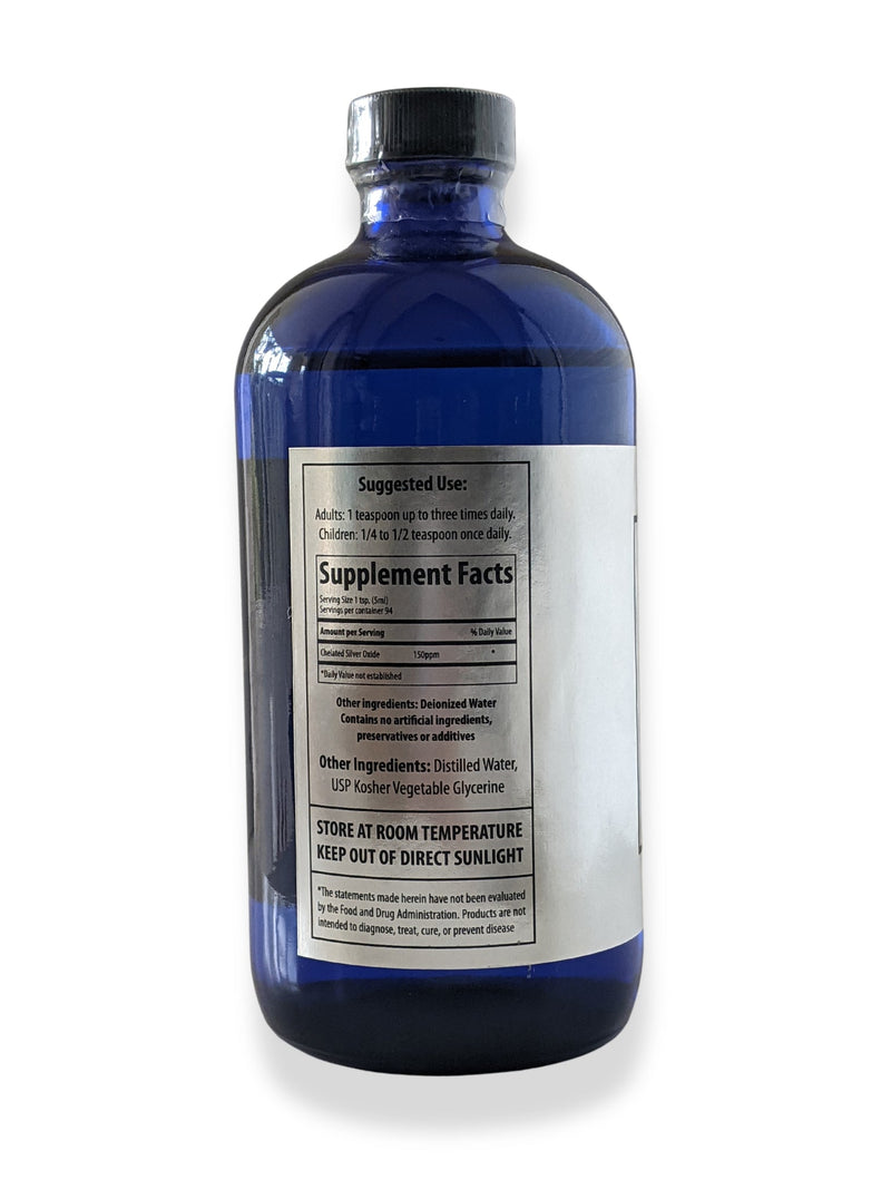 3rd Rock Essentials Silver Infusion 150 PPM Silver Oxide Dietary Supplement