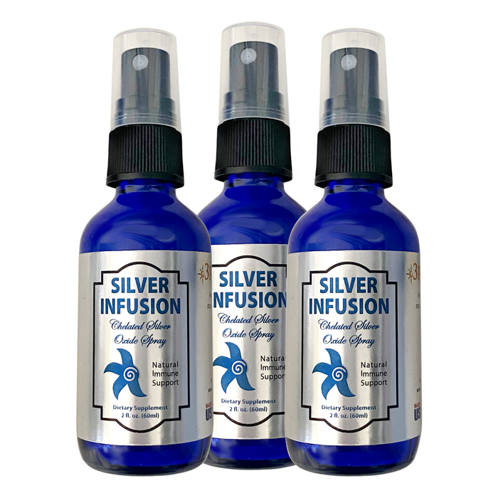 3Rd Rock Essentials Silver Infusion 150 Ppm Chelated Silver Oxide Dietary Supplement - 2 Oz. Spray