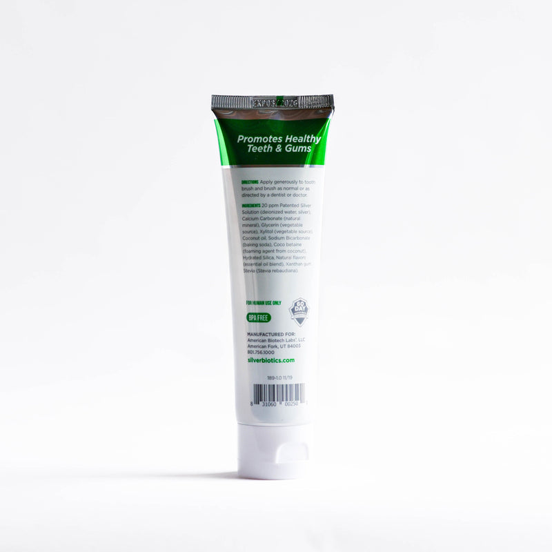 Silver Biotics Natural Whitening Coral Toothpaste Oral Care