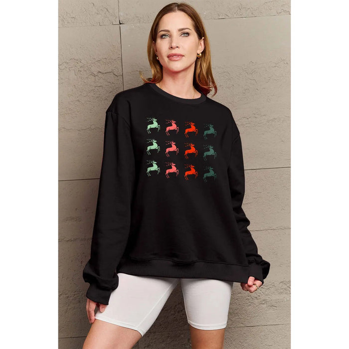 Simply Love Graphic Long Sleeve Sweatshirt