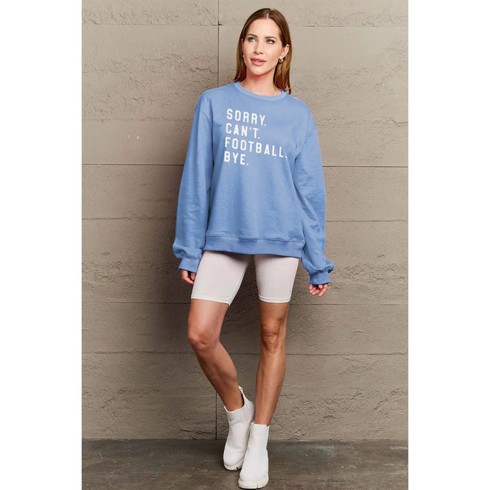 Simply Love Graphic Round Neck Sweatshirt