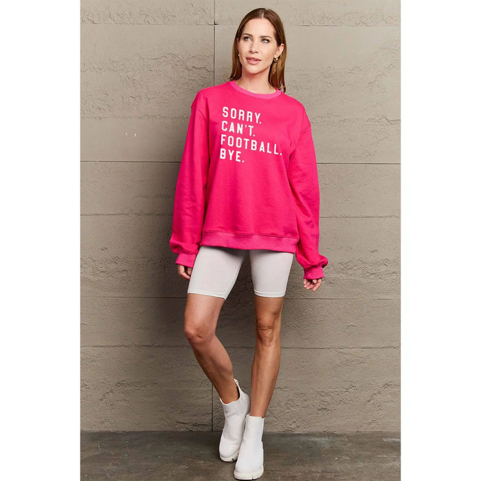 Simply Love Graphic Round Neck Sweatshirt