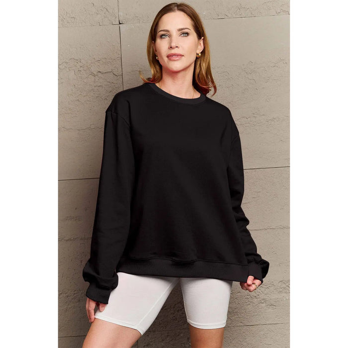 Simply Love IF I'M TOO MUCH THEN GO FIND LESS Round Neck Sweatshirt