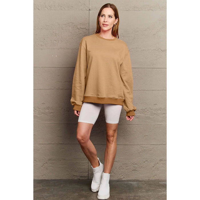 Simply Love IF I'M TOO MUCH THEN GO FIND LESS Round Neck Sweatshirt