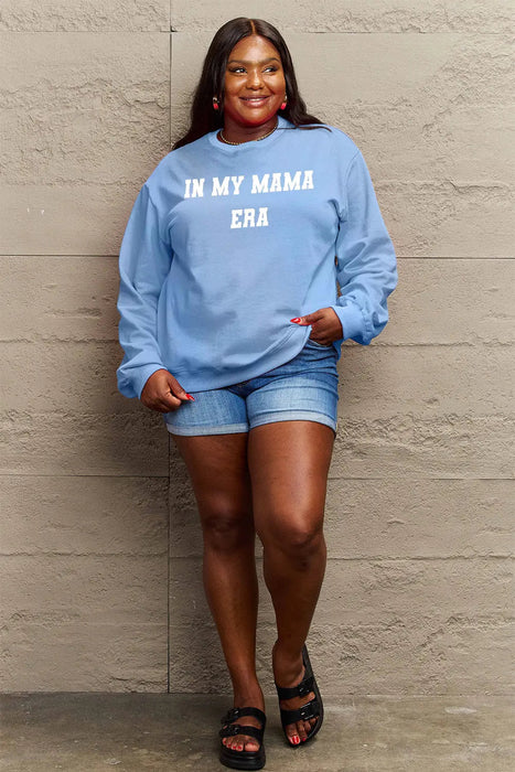 Simply Love IN MY MAMA EAR Graphic Sweatshirt