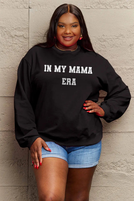 Simply Love IN MY MAMA EAR Graphic Sweatshirt