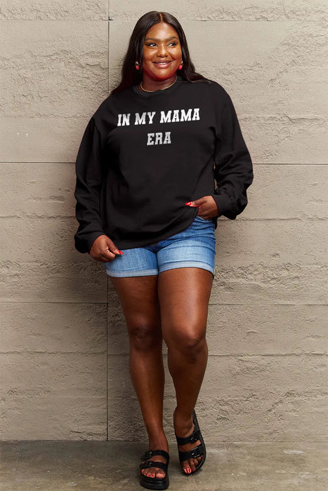 Simply Love IN MY MAMA EAR Graphic Sweatshirt