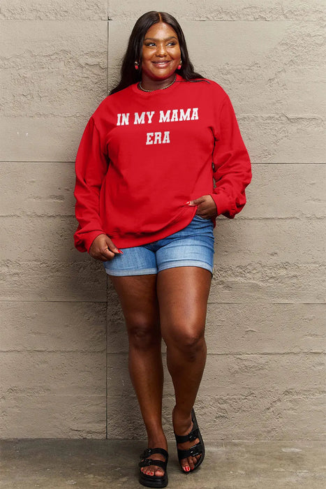 Simply Love IN MY MAMA EAR Graphic Sweatshirt